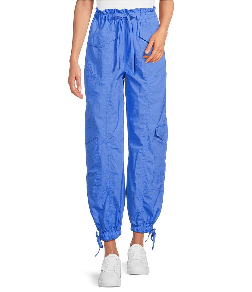 Gianni Bini Natasha Nylon Parachute Pull-On Pants | Dillard's