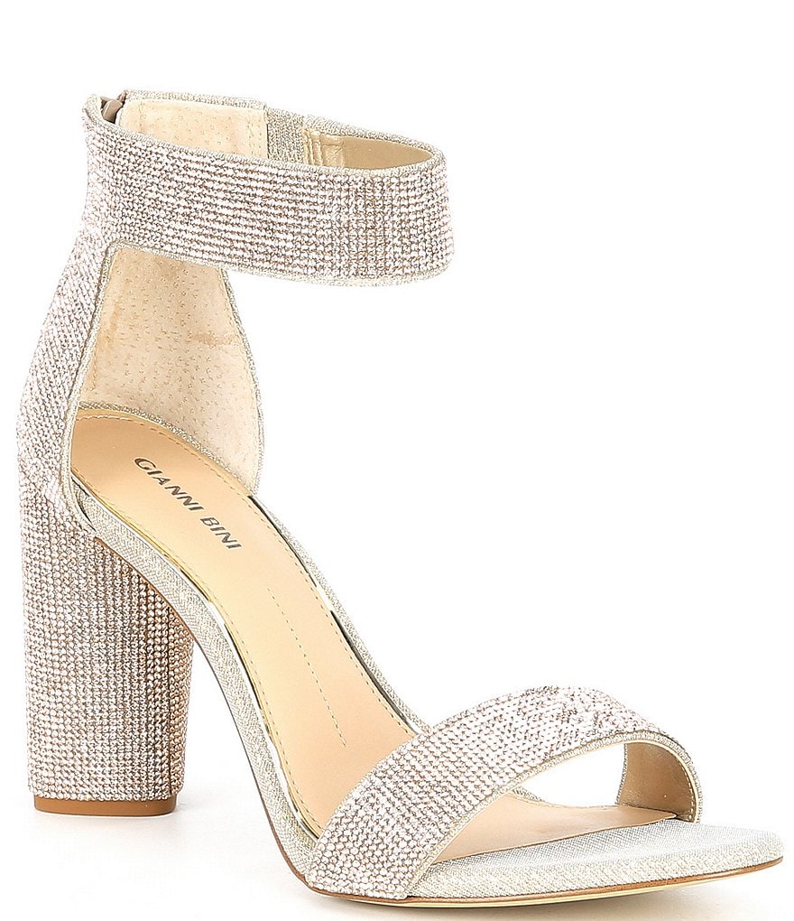 rose gold heels dillards