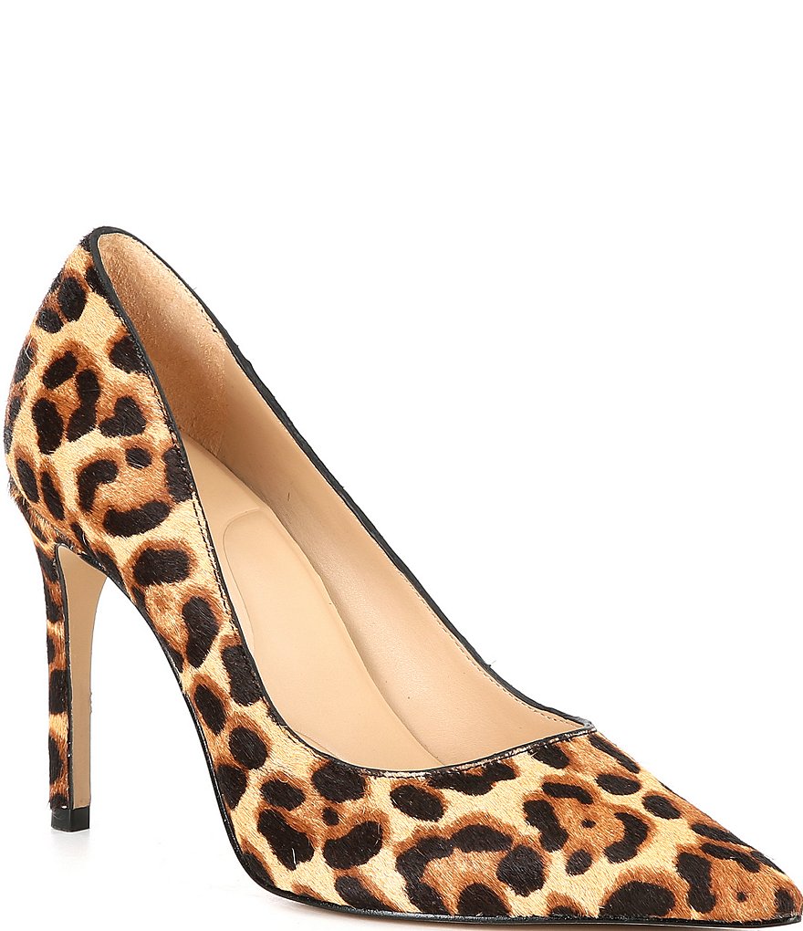 Gianni Bini SamprasTwo Leopard Print Haircalf Pointed Toe Pumps Dillard s