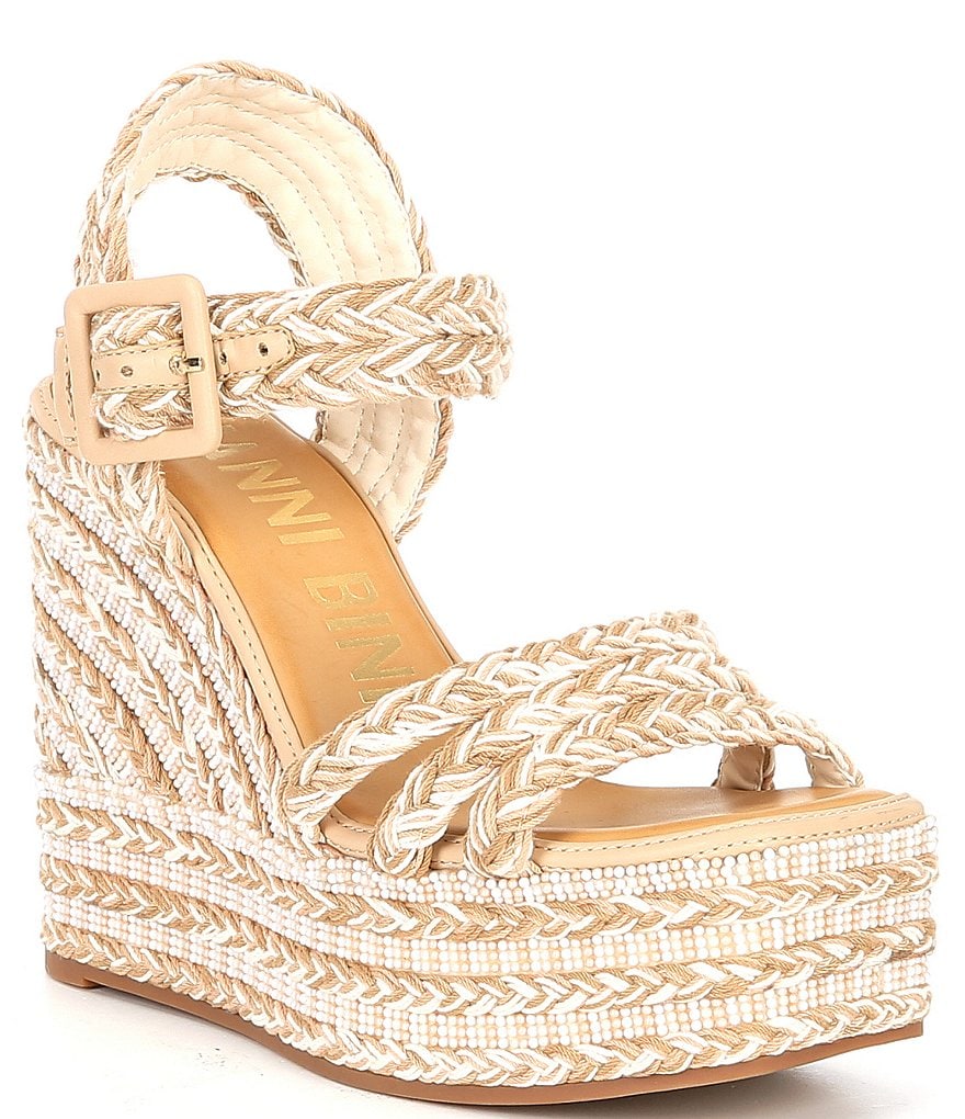 Rainbow wedge sandals on sale