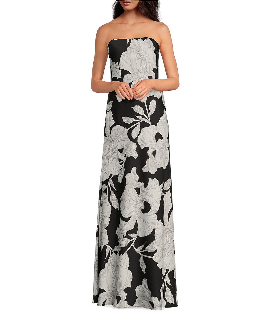 Gianni Bini x Caelynn Bell Jai Floral Printed Satin