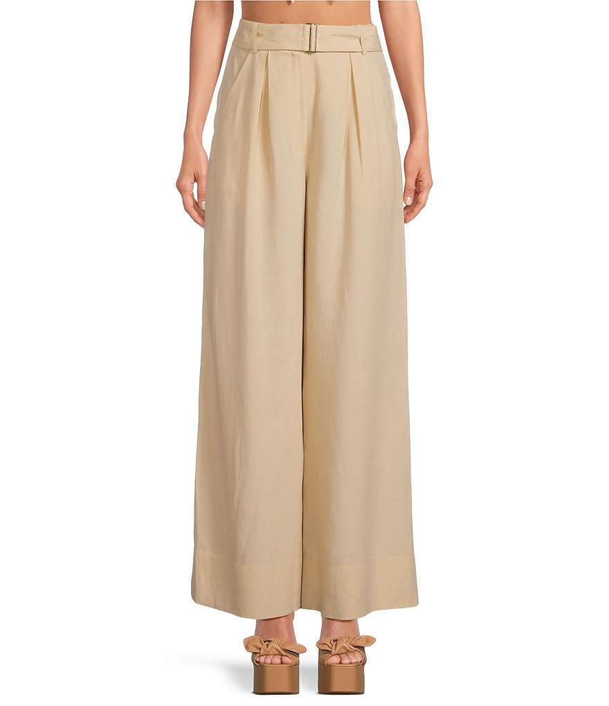 Gianni Bini x Jess Southern Tally Wide Leg Belted Pant | Dillard's