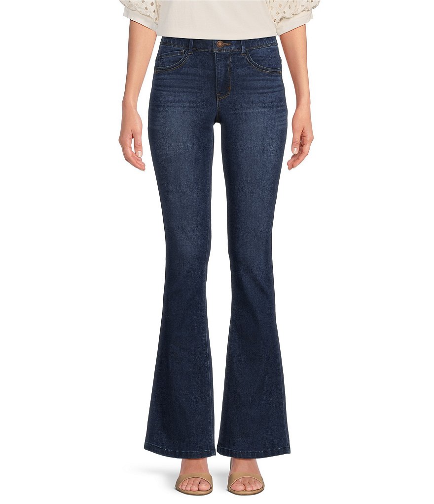 Gibson & Latimer Perfect Fit Flared Stretch Denim Jeans | Dillard's