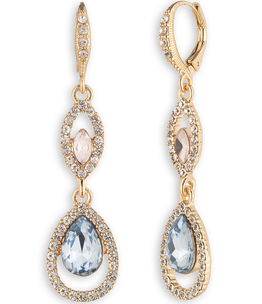 Givenchy Gold Tone Double Linear Earrings | Dillard's