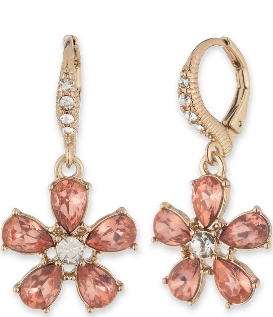 【公式】フジのお歳暮・冬ギフト Peach Tone Gold Givenchy Flower Dillard's | Earrings Drop スーツ・フォーマル・ドレス