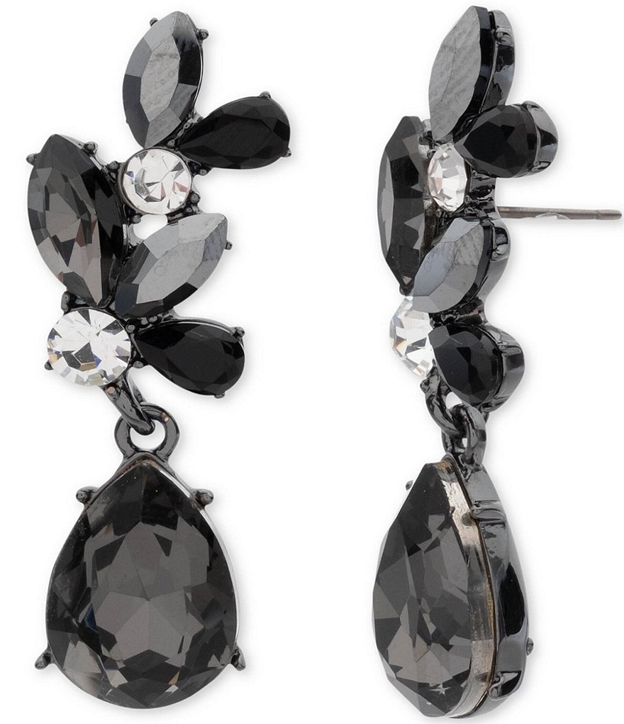 7.5-Carat Smoky Quartz Dangle Earrings from India - Raining Drops | NOVICA