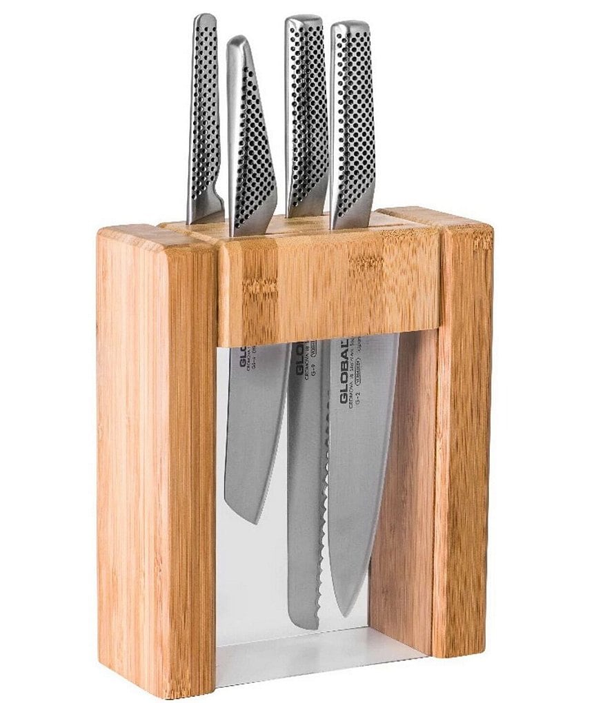 Global Ikasu 5-Piece Knife Block Set