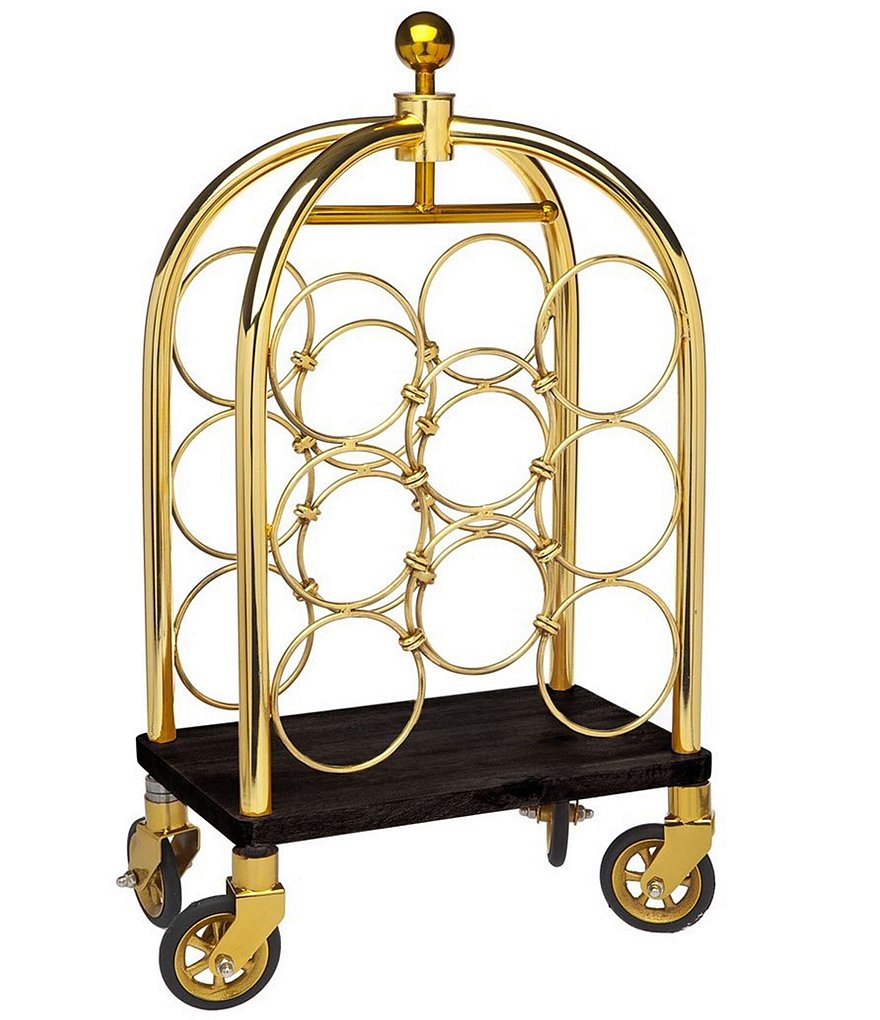 Godinger Luggage Wine Rack Cart Dillard's