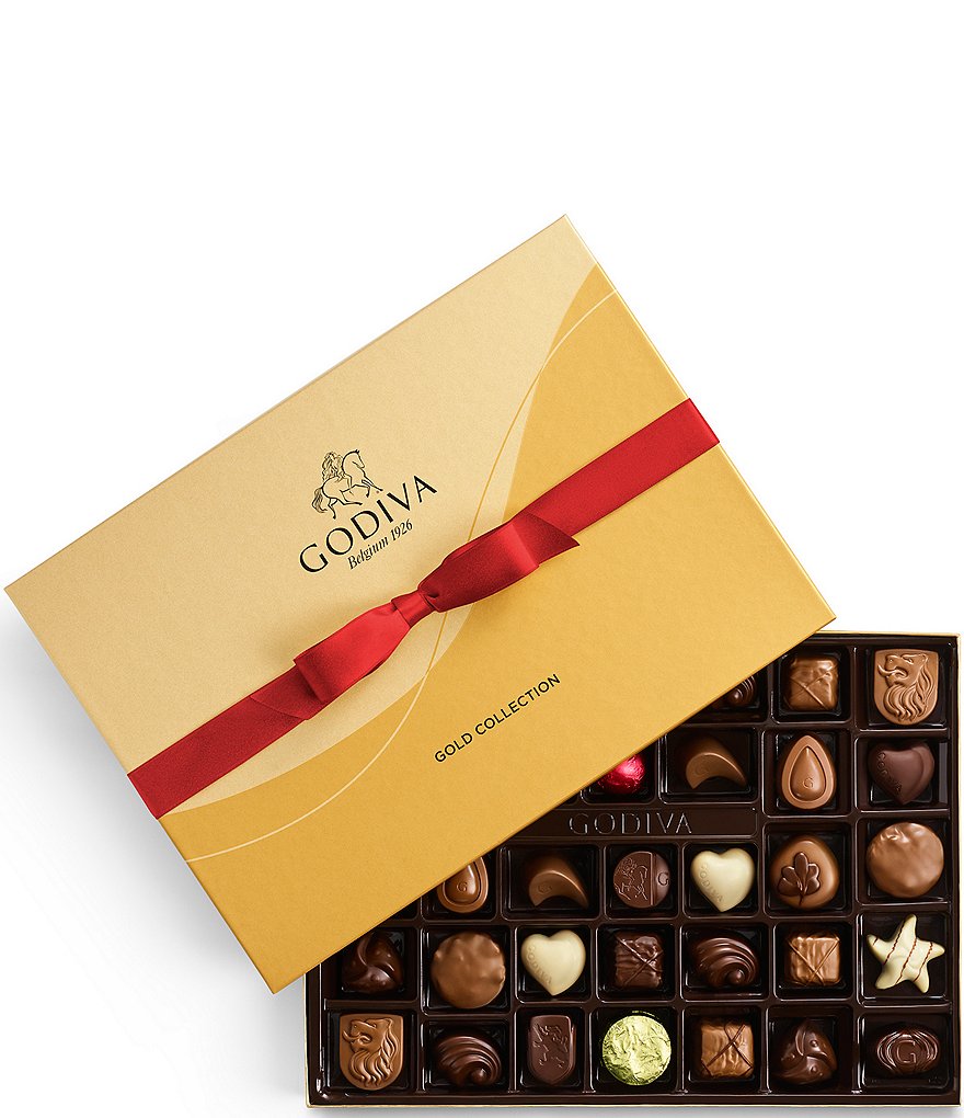 Godiva Holiday 36-Piece Assorted Chocolate Gold Collection Gift Box