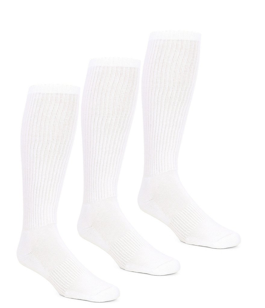 Gold Label Roundtree & Yorke Sport Over-the-Calf Athletic Socks 3-Pack ...