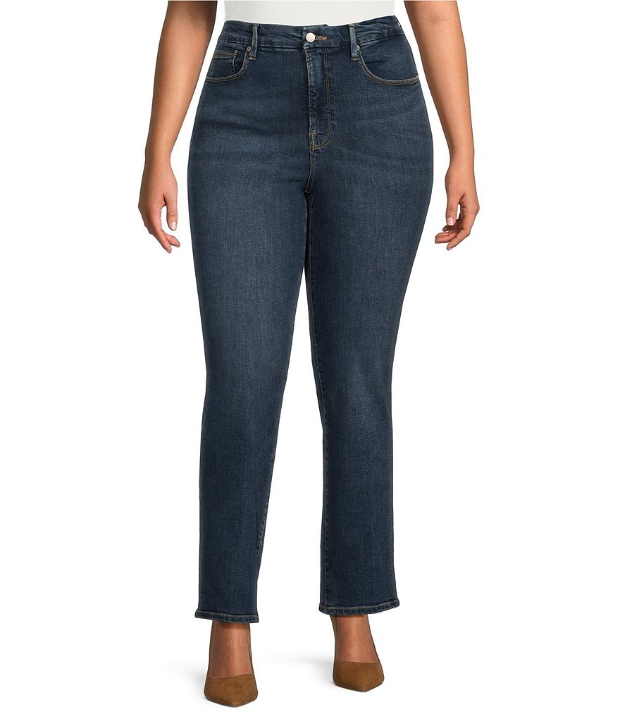 Plus shops size elasticated waist jeans