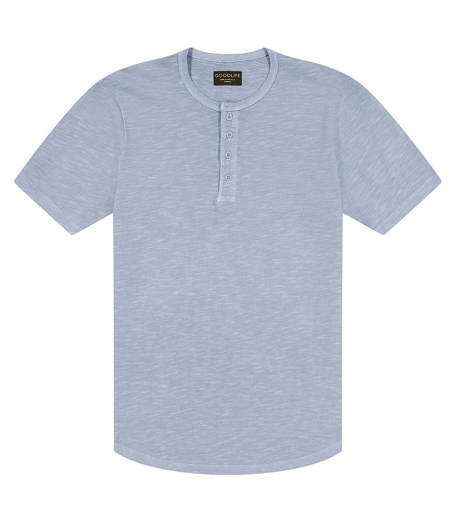 Goodlife Sun-Faded Short Sleeve Henley T-Shirt