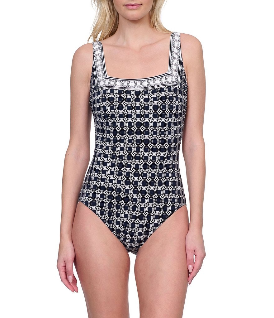 Essentials by Gottex Plus Size Tummy-Control Womens One