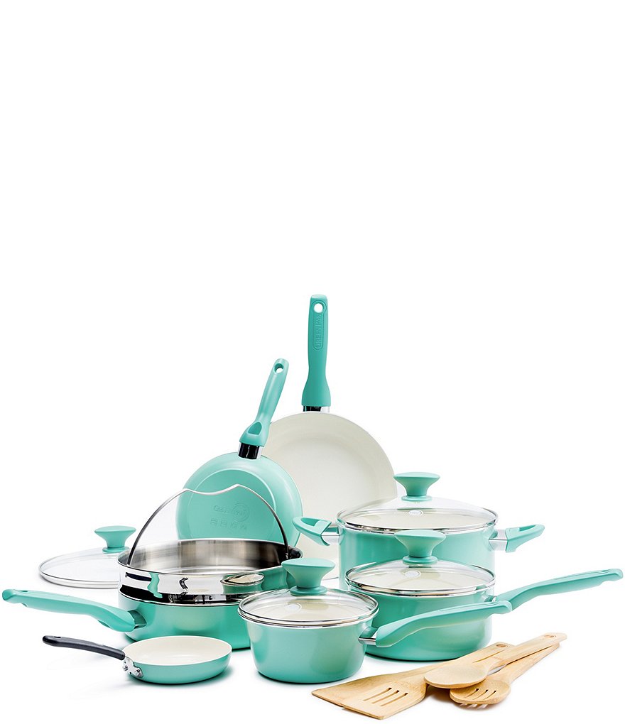 GreenPan Reserve 14-Piece Cookware Set - 100% Exclusive - Periwinkle