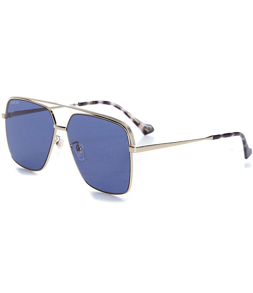 Buy Gucci 2252/S Sunglasses Navy Semi Matte/Blue at Amazon.in