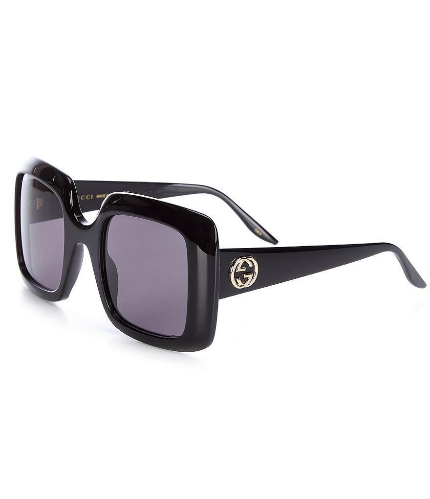Gucci Oversized Rectangle 52mm Sunglasses Dillard's