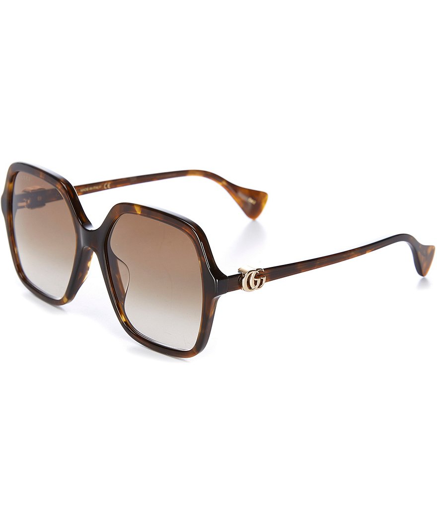 Gucci Women's Gg1072sa 56mm Rectangle Sunglasses | Dillard's