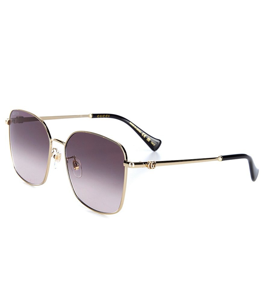 Gucci, Accessories, Gucci 58mm Square Sunglasses With Detachable Charms