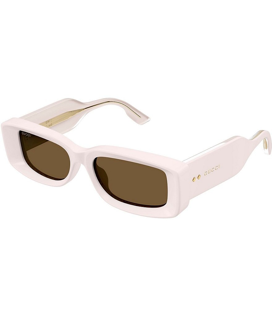 Gucci 53mm rectangle sunglasses hotsell