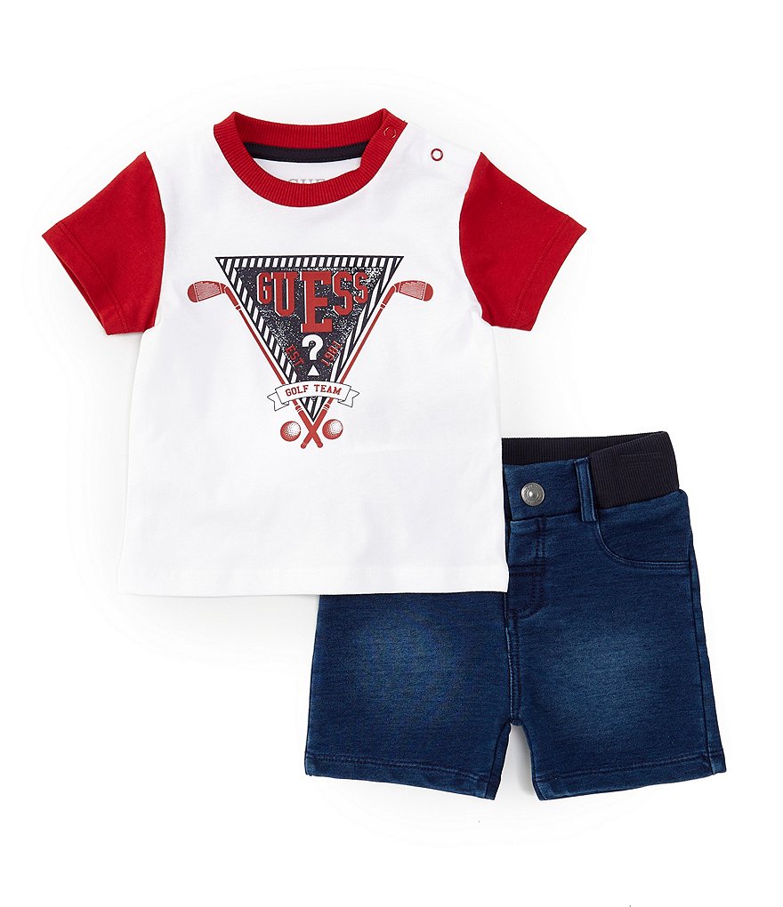 Guess color block shorts shop