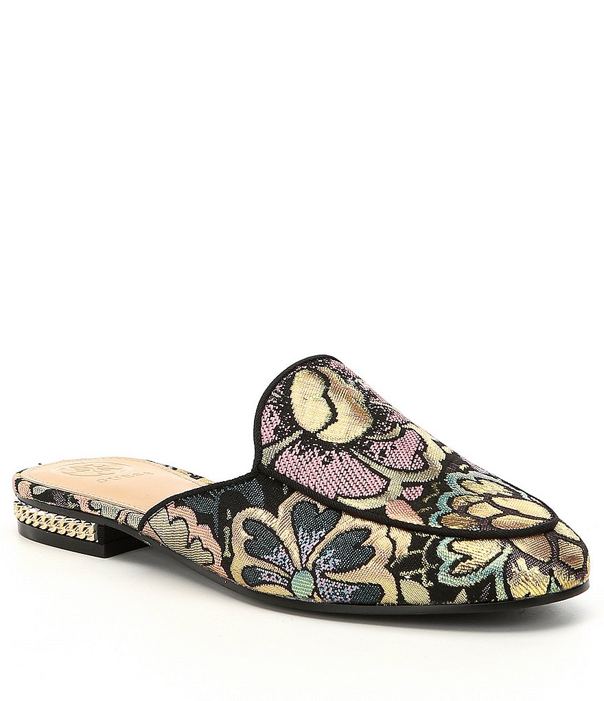 Guess Lillac2 Floral Brocade Print Mules | Dillards