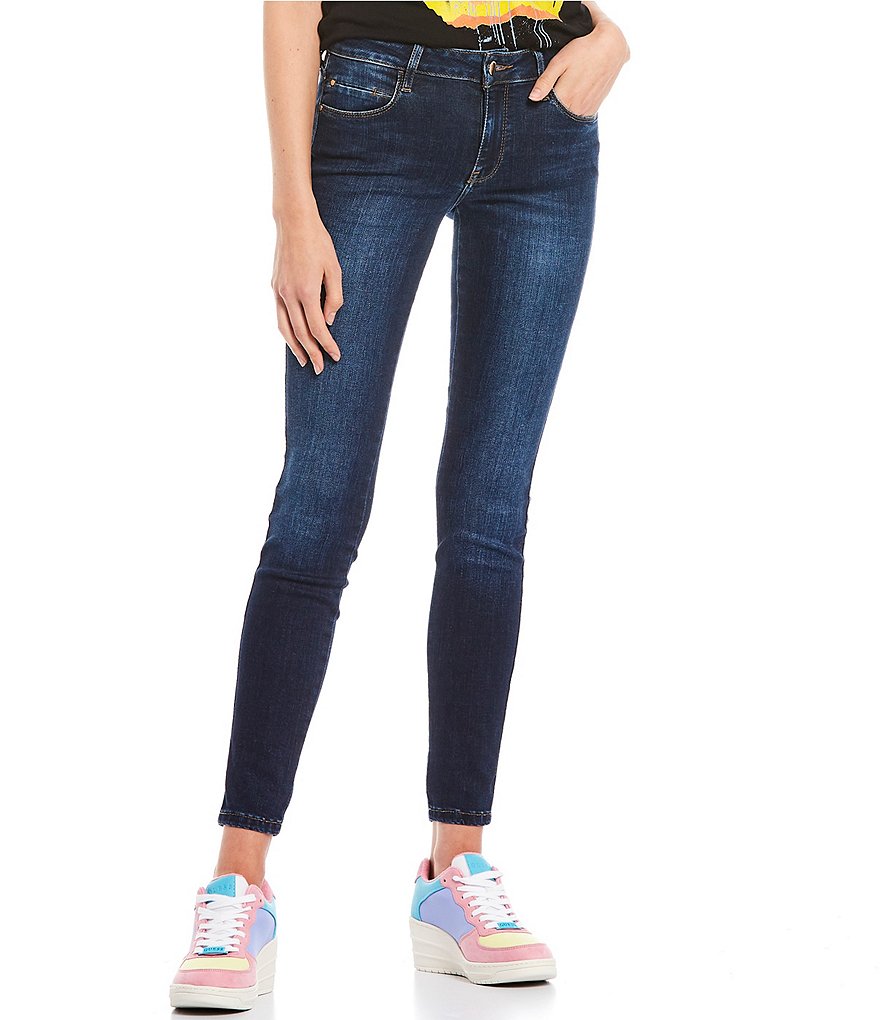 Guess Sexy Curve Mid Rise Skinny Jeans