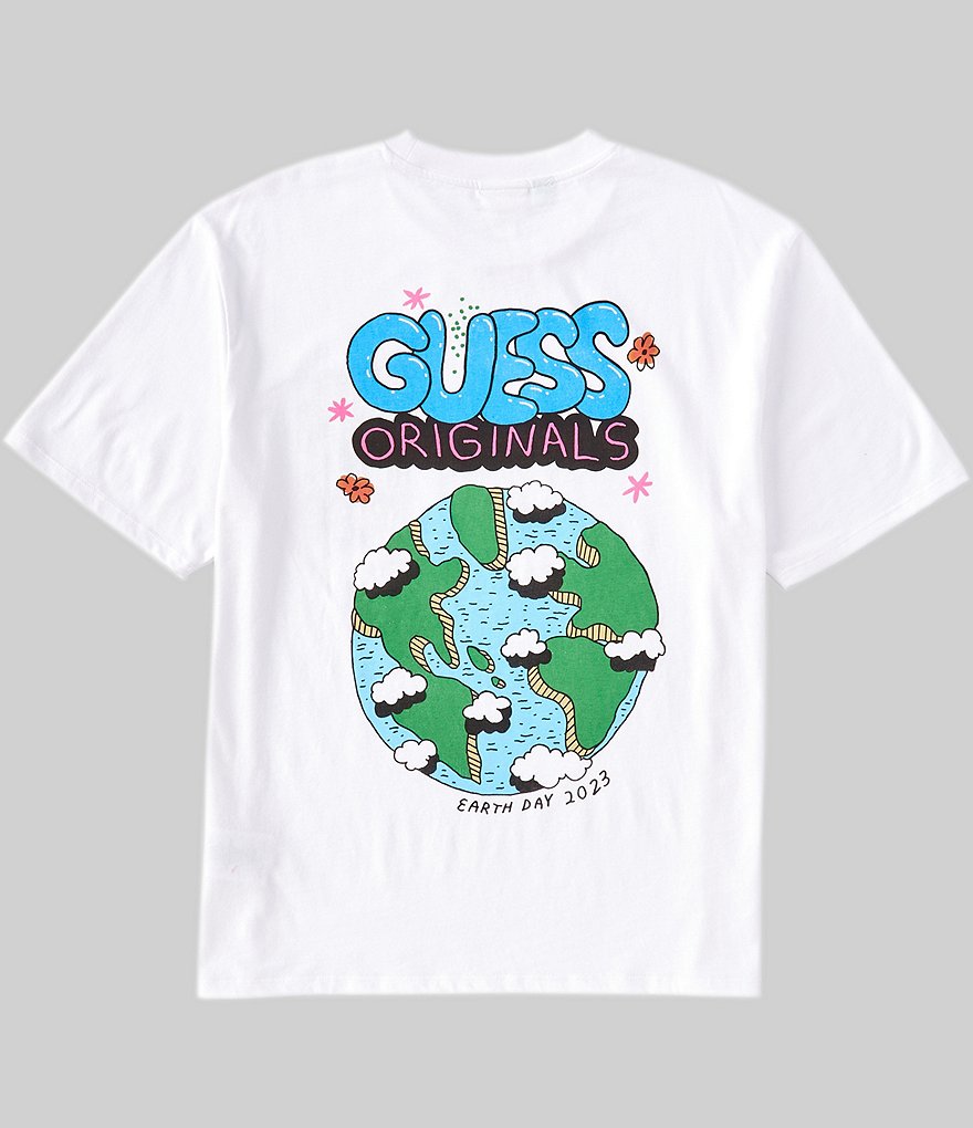 Guess Originals Short-Sleeve Earth Day Planet T-Shirt | Dillard's