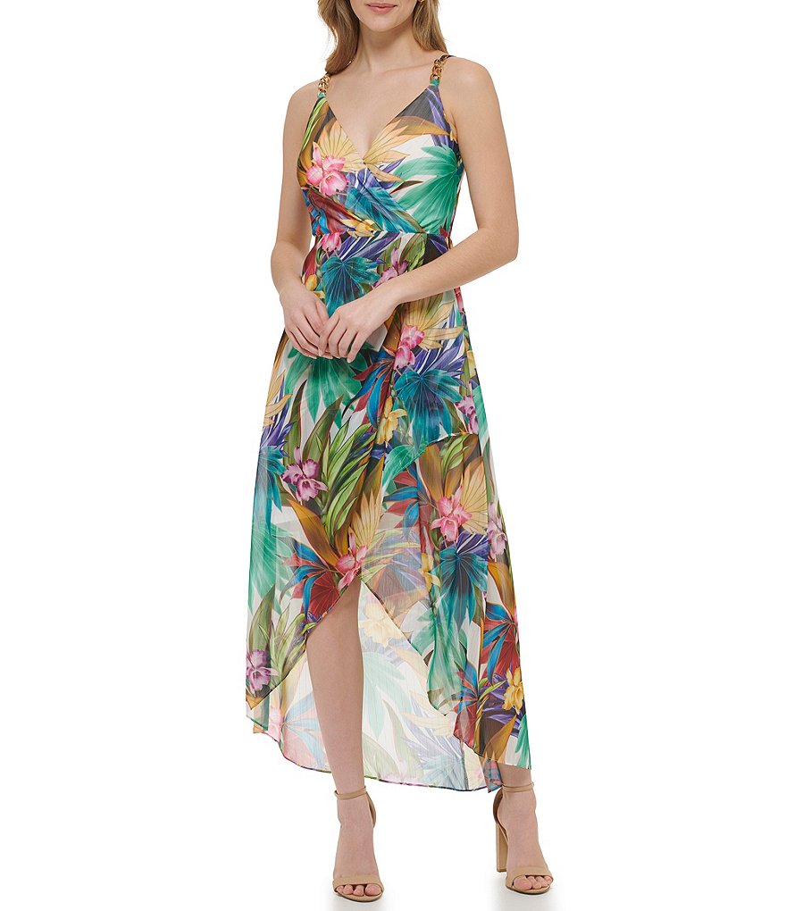 Reviewed – F&F tropical Print Knot front Dress