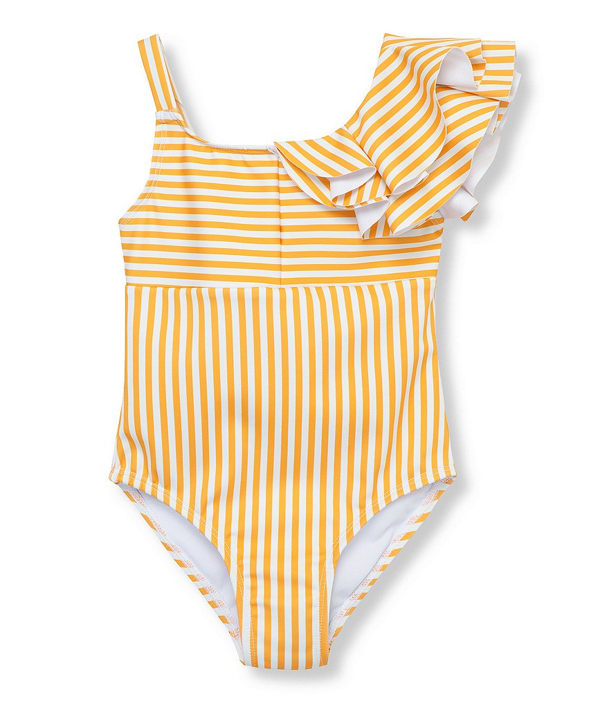 Habitual Little Girls 2T-6 One Shoulder Rumba Glow One-Piece Swimsuit