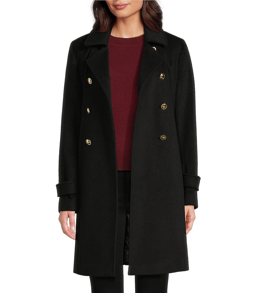 【関税＆送料込み】ChloAC Long Double Breast Coat Clothing Chloé Long Double Breasted Coat In Check Wool | Chloé US