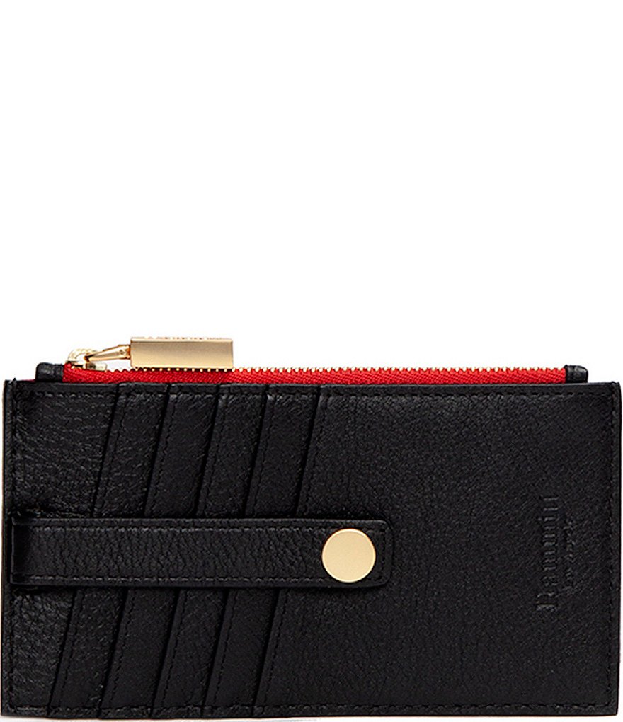 Hammitt Red Zipper 210 West Leather Card Holder Dillard's