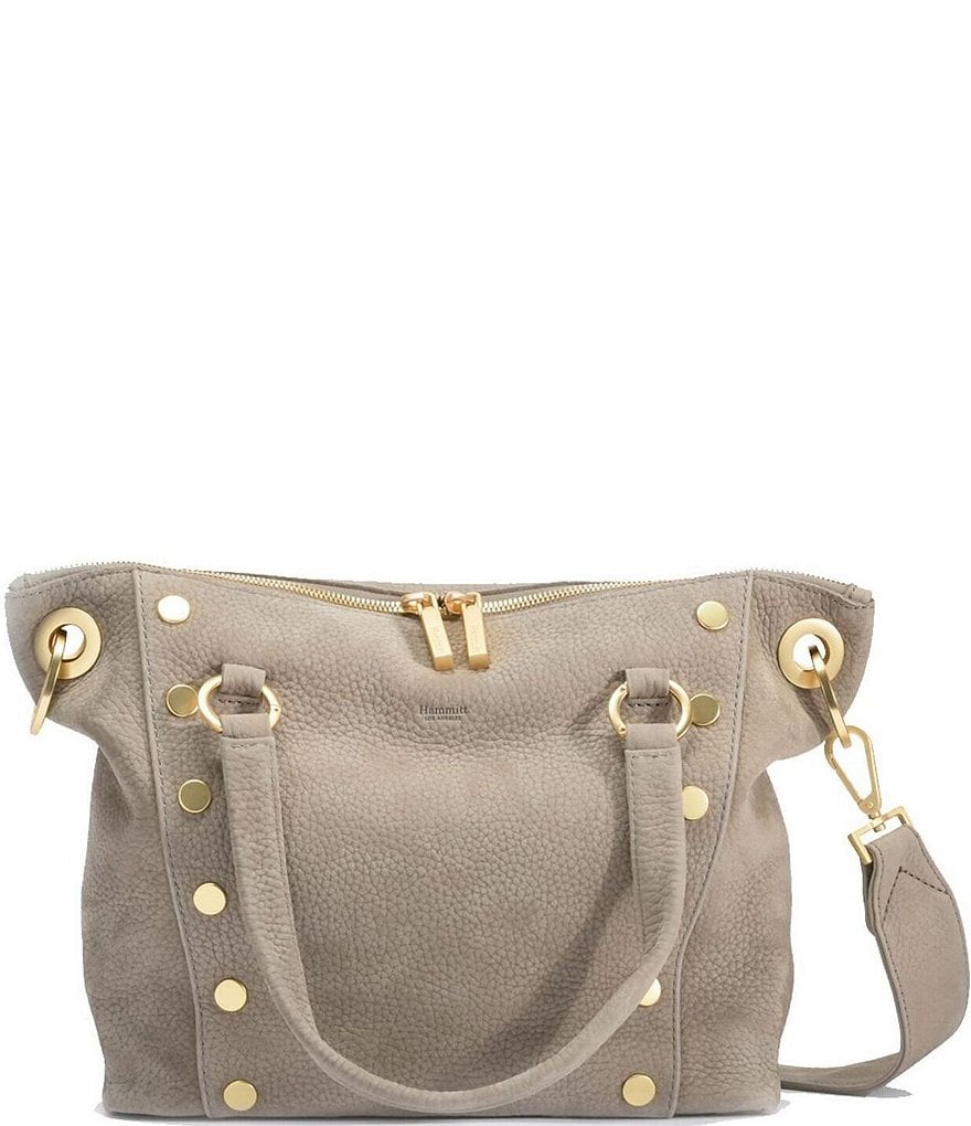 Hammitt Daniel Leather Studded Medium Satchel Bag | Dillard's