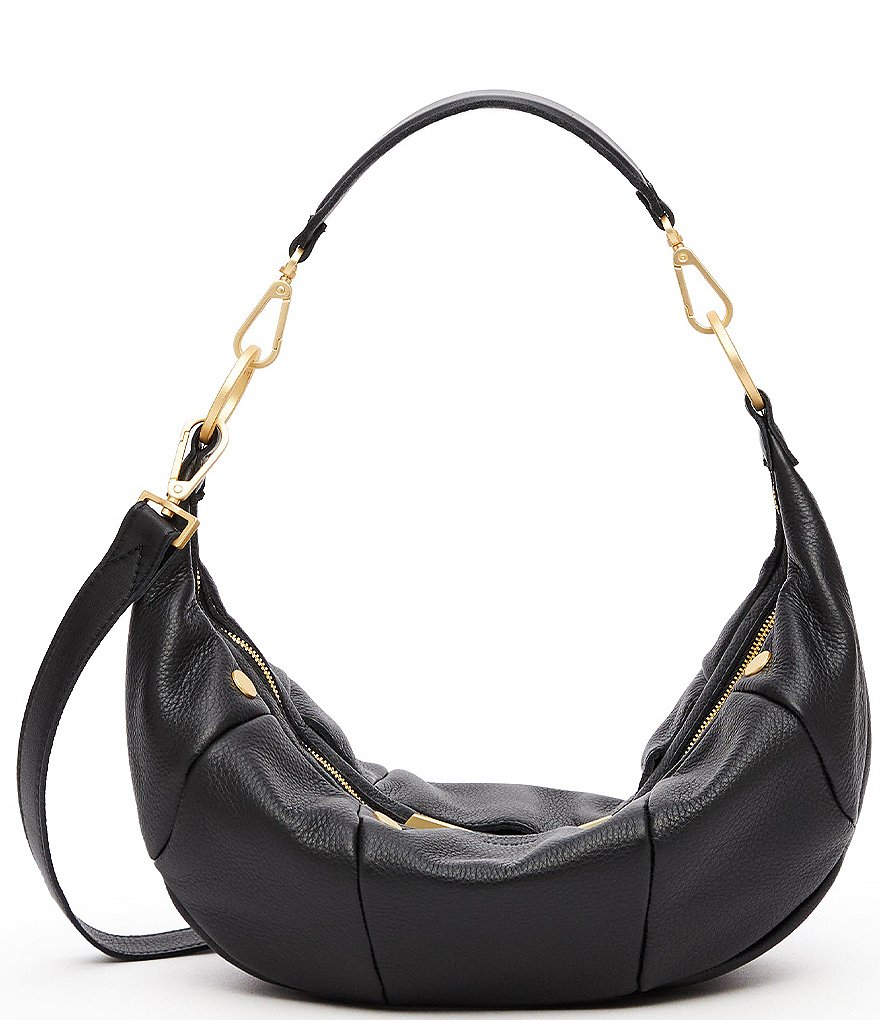 Erica Medium Leather Croissant Slouchy Shoulder Bag