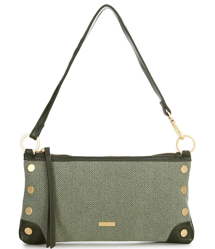 Kyle Contrast Trim Studded Shoulder Bag