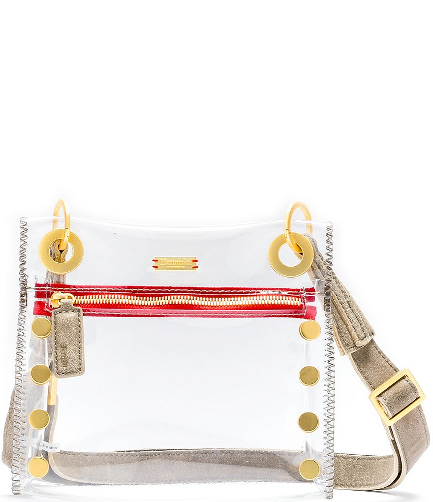 Amazon.com: Packed Party Clear Cooper Crossbody Bag; Women and Girls Small  Fashion Clear Purse or Handbag; Trendy Look for Ladies at School, Work,  Travel, and the Stadium; Gold : Sports & Outdoors