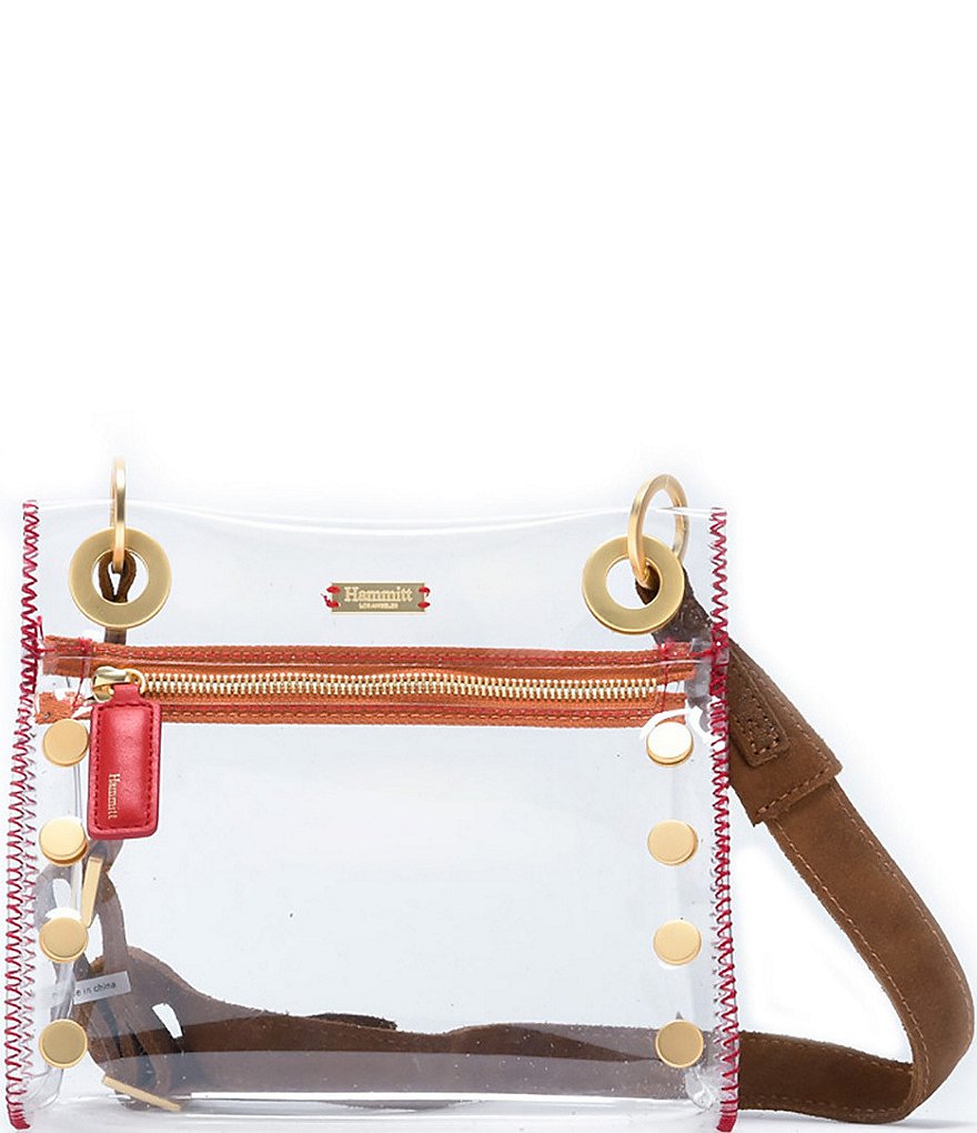 The Coral Gables Clear Small Studded Bag