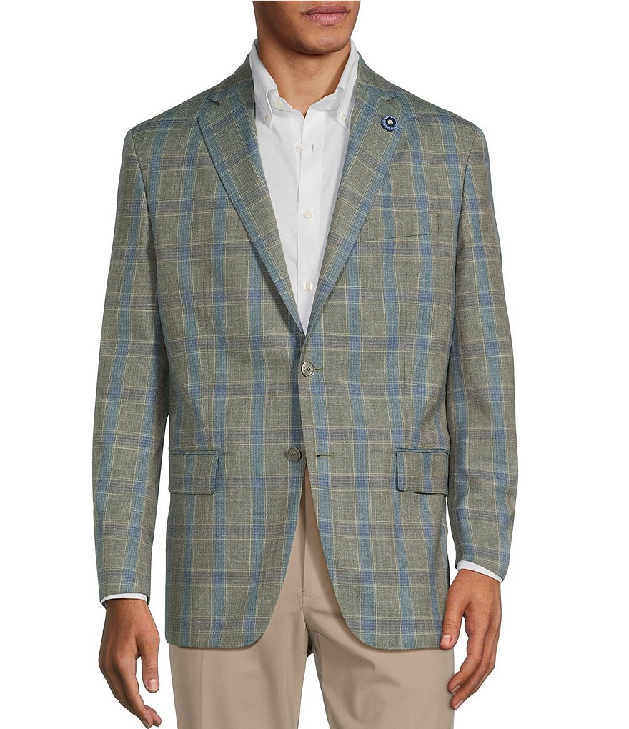 Hart Schaffner Marx Chicago Classic-Fit Plaid Wool Blend Sport Coat ...