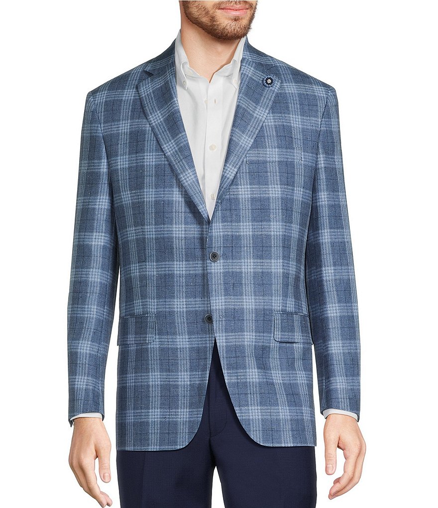 Hart Schaffner Marx Chicago Classic-Fit Plaid Wool Blend Sport Coat ...