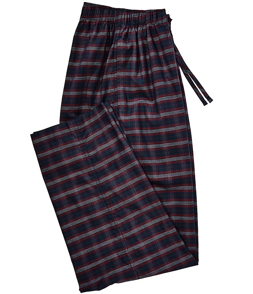 Hart Schaffner Marx Cotton Drawstring Pajama Pants