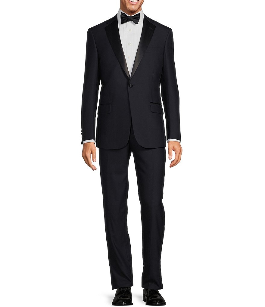 Hart Schaffner Marx New York Modern Fit Flat Front 2-Piece Tuxedo ...