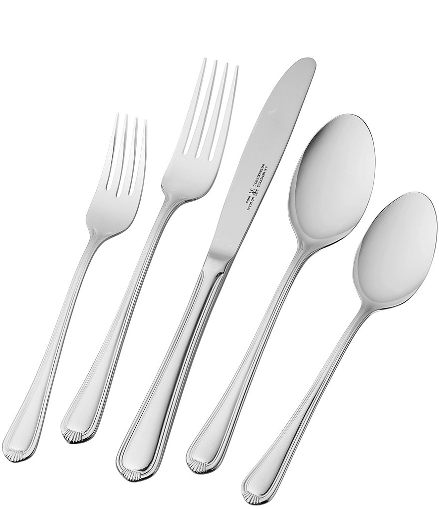 Henckels Alcea 18/10 Stainless Steel Flatware Set, Service for 12
