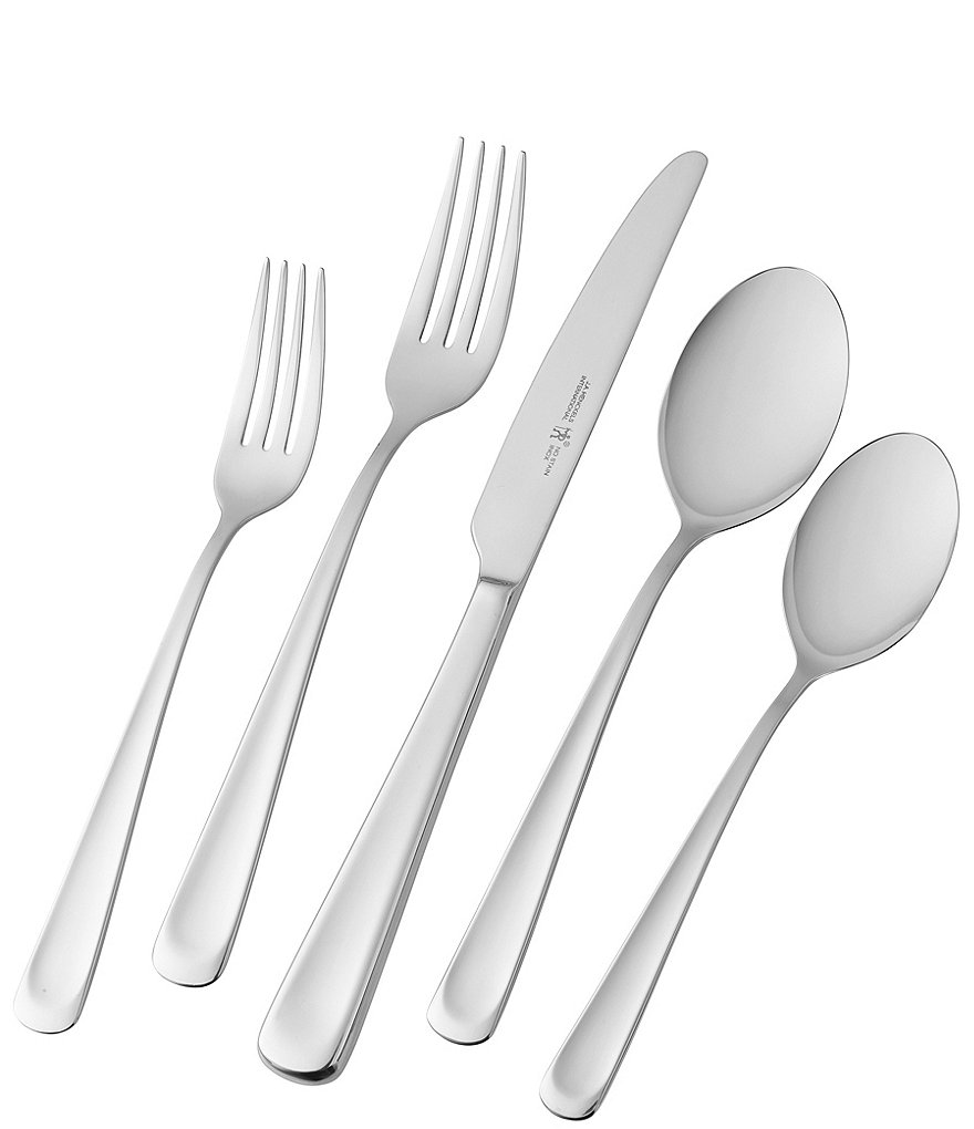 Henckels Silvano 18/10 Stainless Steel Flatware Set, Service for 8