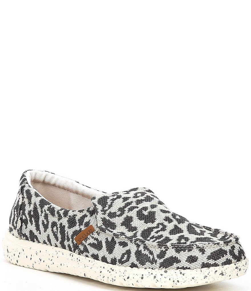 cheetah slip on sneaker