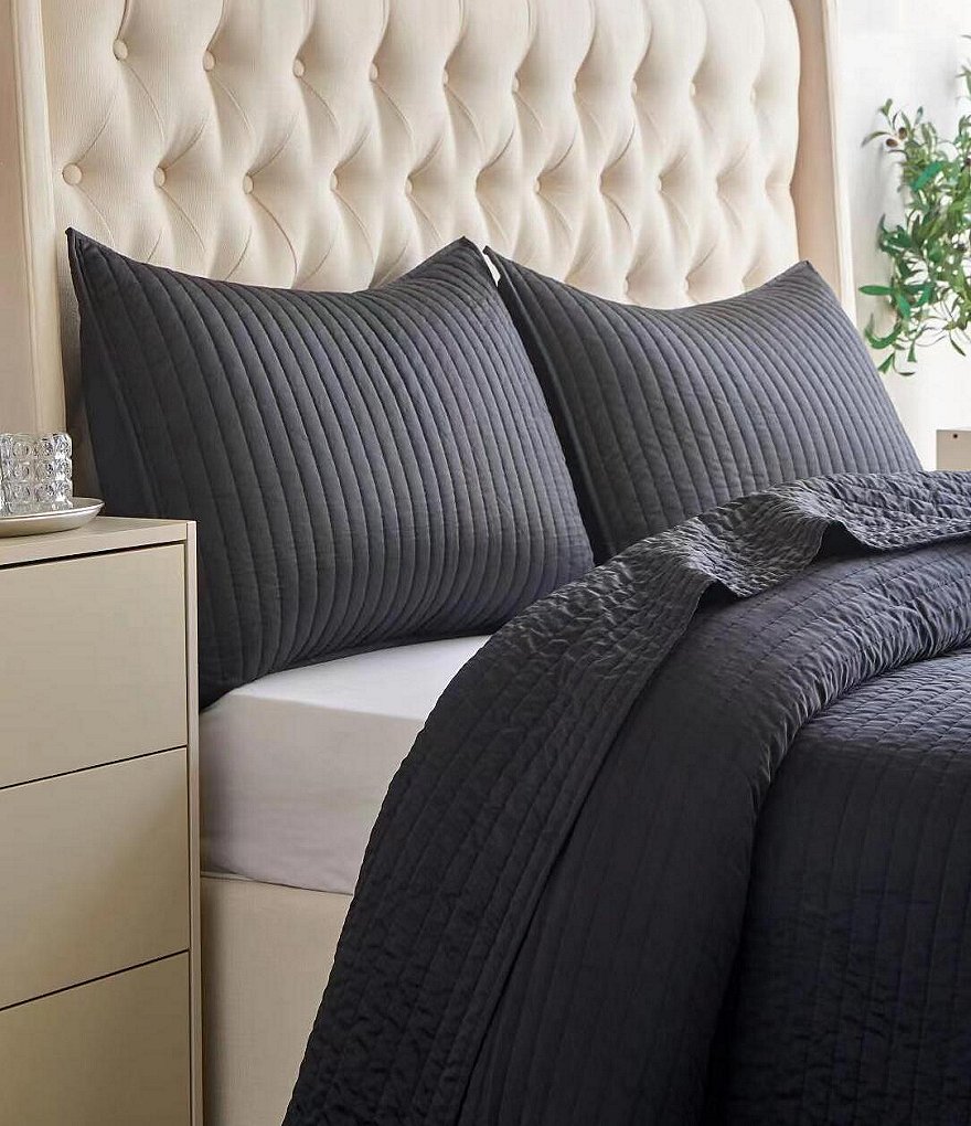 HiEnd Accents Channel Satin Quilt Mini Set | Dillard's