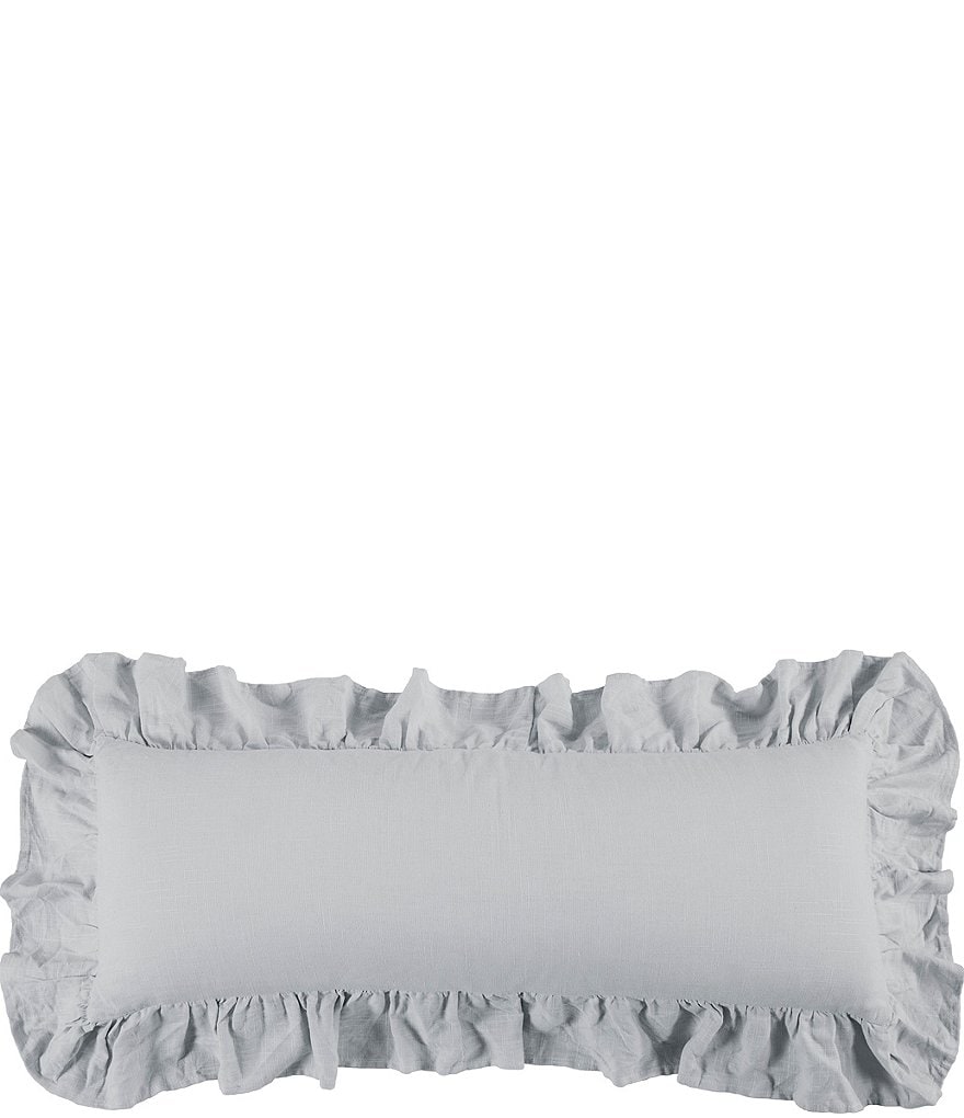 HiEnd Accents Ruffle Trim and Lace/Ruffle Accent Pillow