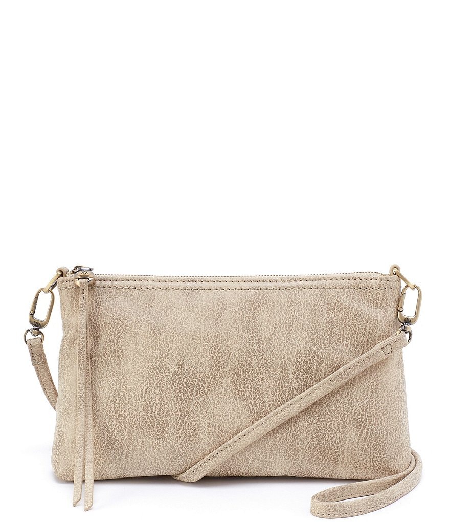 HOBO Darcy Leather Gold Leaf Convertible Crossbody Bag | Dillard's