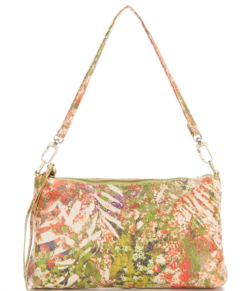 HOBO Darcy Leather Tropic Print Crossbody Bag | Dillard's