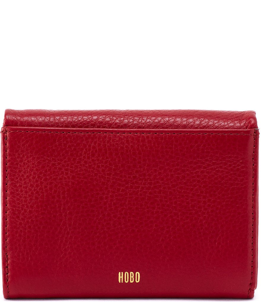 Delvaux Leather Long Wallet (bi-fold) Red Color BF546033