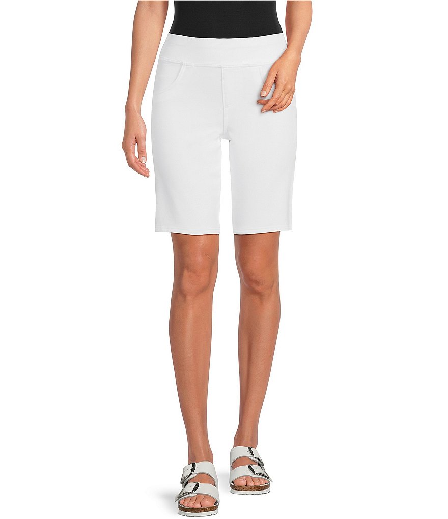 HUE Game Changing High Rise Bermuda Shorts | Dillard's
