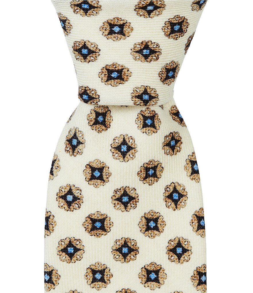 Hugo Boss Allover Pattern Narrow Silk Tie